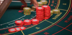 baccarat table chips
