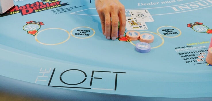 ocean casino loft gaming table