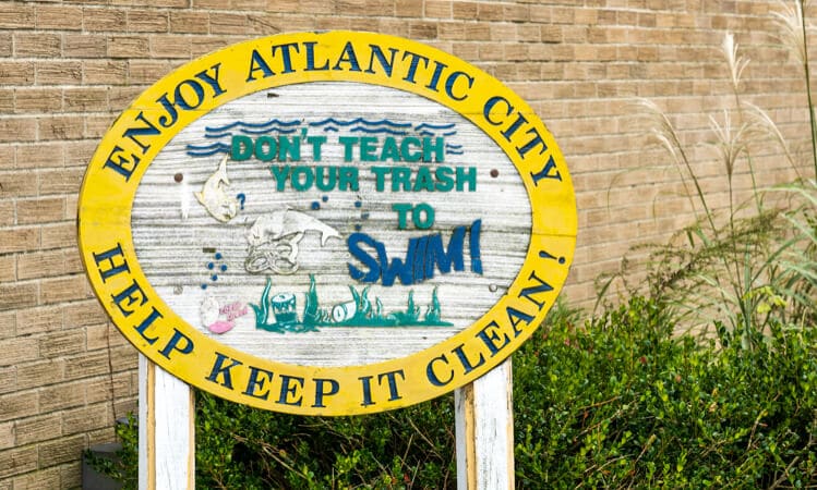 atlantic city aquarium sign