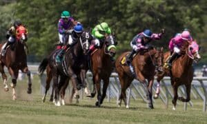 Horse racing at Monmouth Park
