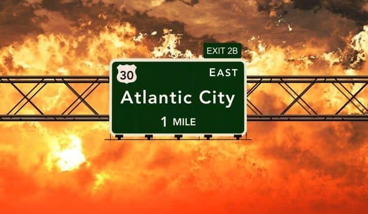 atlantic city highway sign