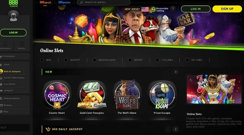 888 casino web client